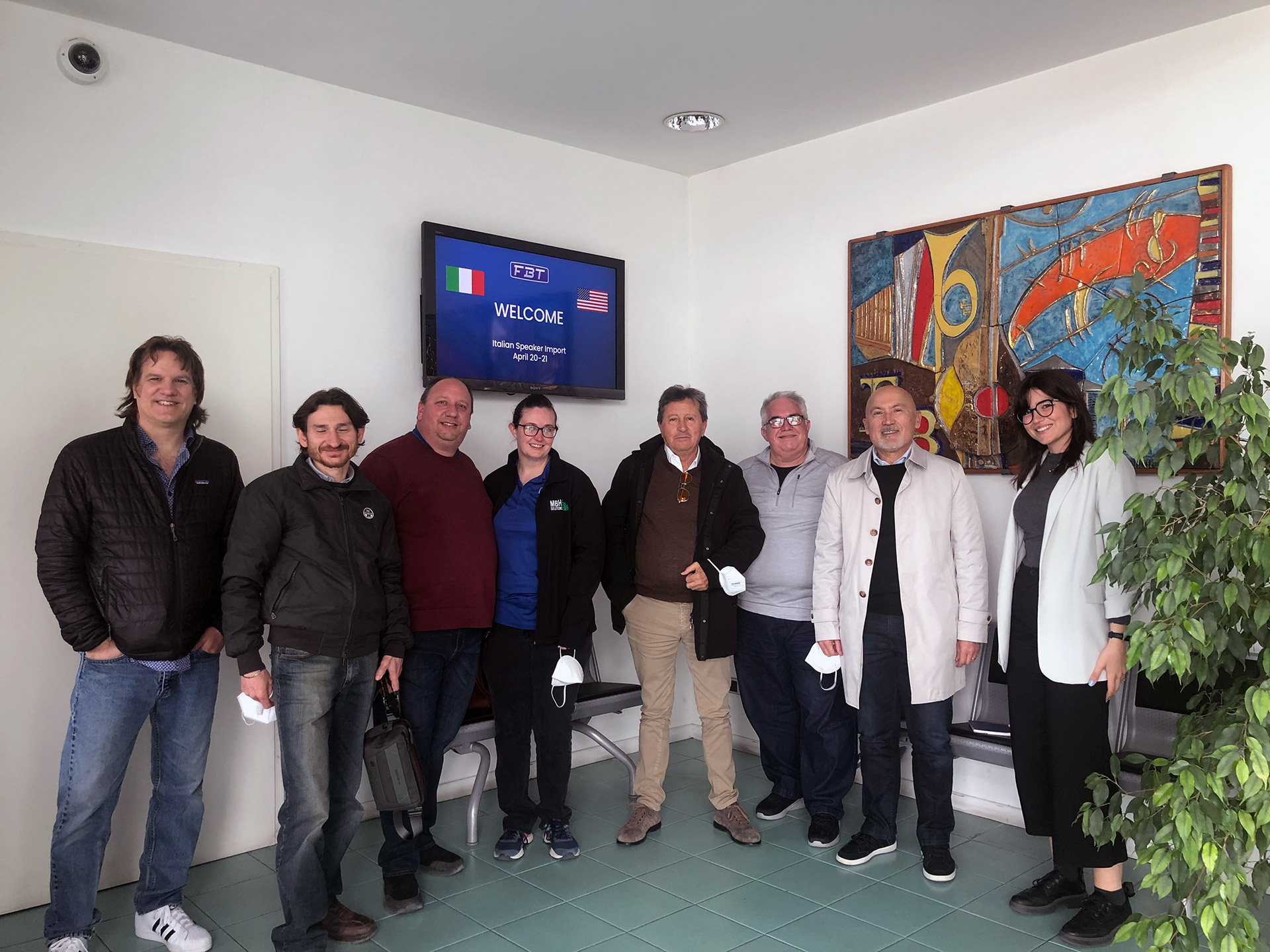 Our US team visits FBT's HQ in Italy